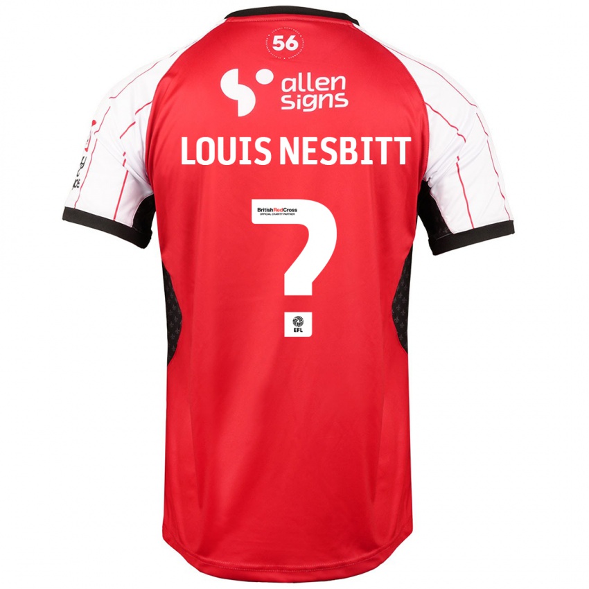 Niño Camiseta Louis Nesbitt #0 Blanco 1ª Equipación 2024/25 La Camisa México