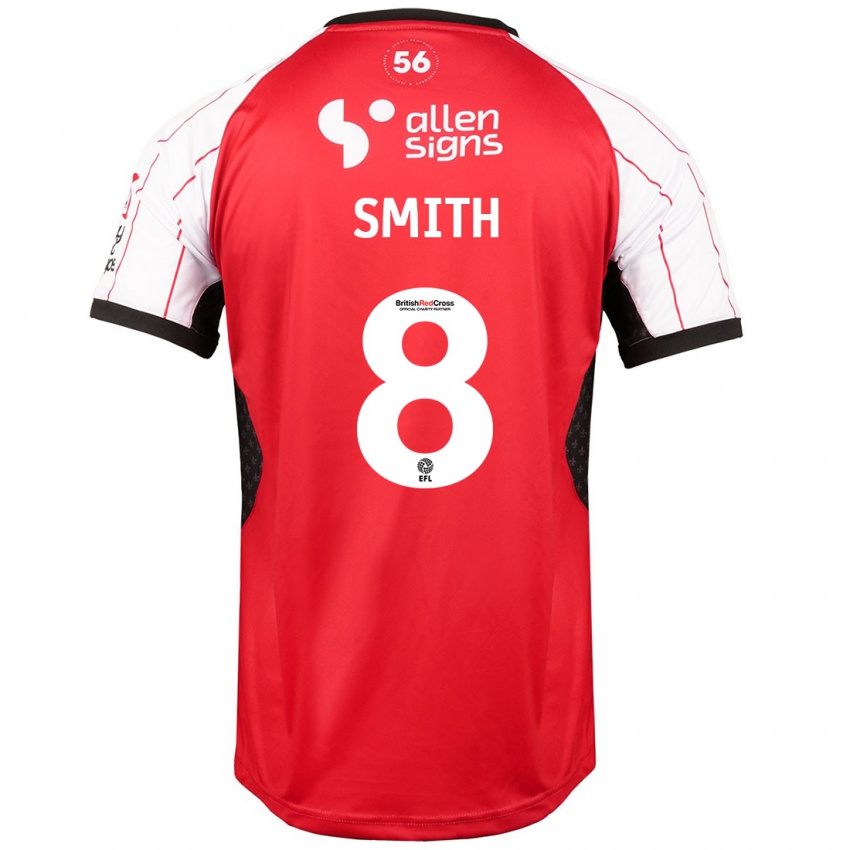 Niño Camiseta Alistair Smith #8 Blanco 1ª Equipación 2024/25 La Camisa México