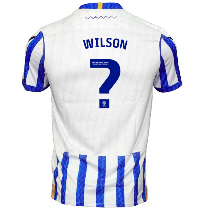 Niño Camiseta Ryan Wilson #0 Azul Blanco 1ª Equipación 2024/25 La Camisa México