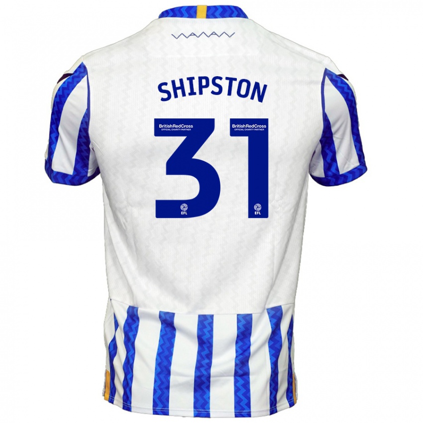 Niño Camiseta Rio Shipston #31 Azul Blanco 1ª Equipación 2024/25 La Camisa México