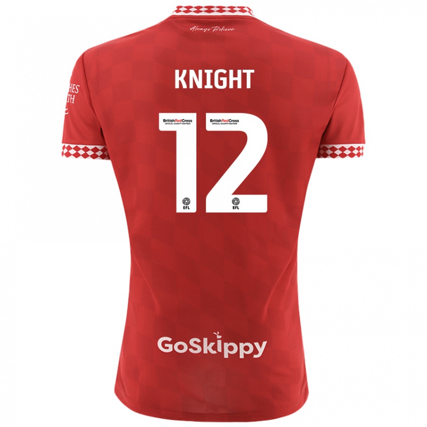 Niño Camiseta Jason Knight #12 Rojo 1ª Equipación 2024/25 La Camisa México