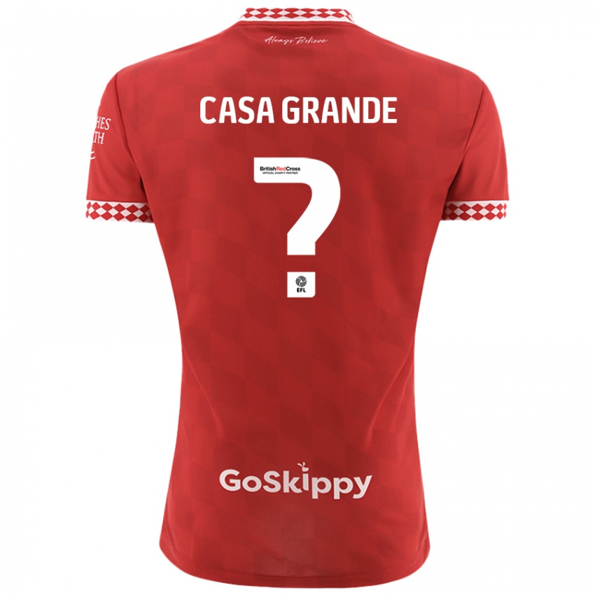 Niño Camiseta Josey Casa-Grande #0 Rojo 1ª Equipación 2024/25 La Camisa México