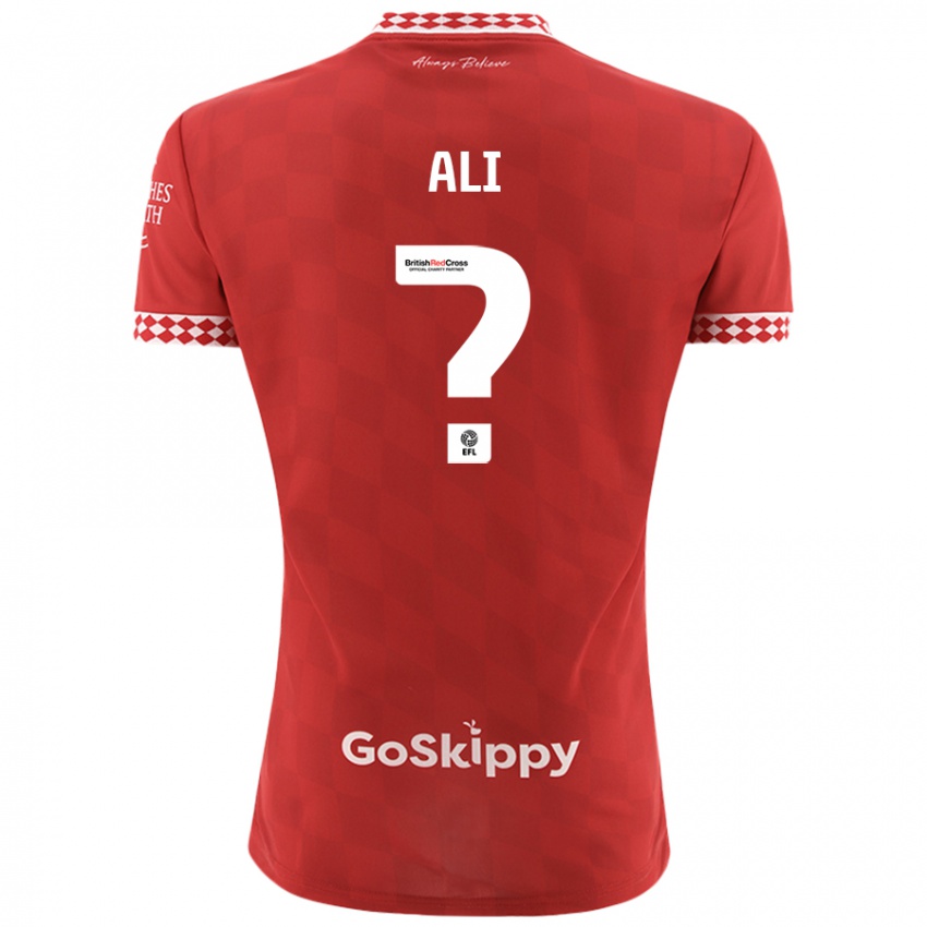 Niño Camiseta Zack Ali #0 Rojo 1ª Equipación 2024/25 La Camisa México