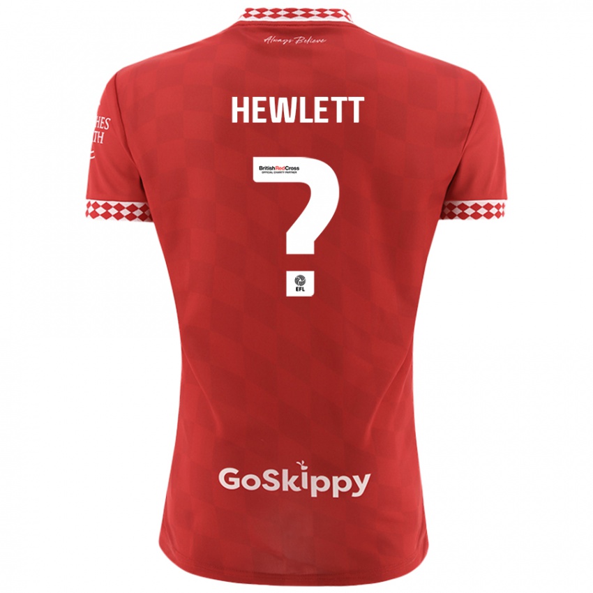 Niño Camiseta Callum Hewlett #0 Rojo 1ª Equipación 2024/25 La Camisa México