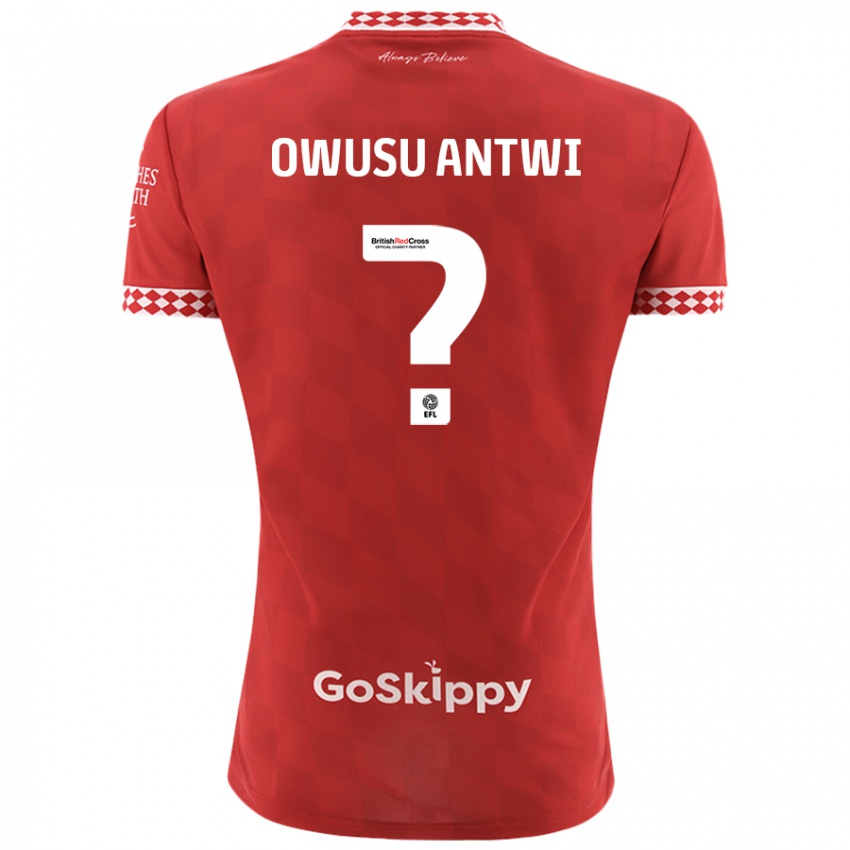 Niño Camiseta Filbert Owusu-Antwi #0 Rojo 1ª Equipación 2024/25 La Camisa México