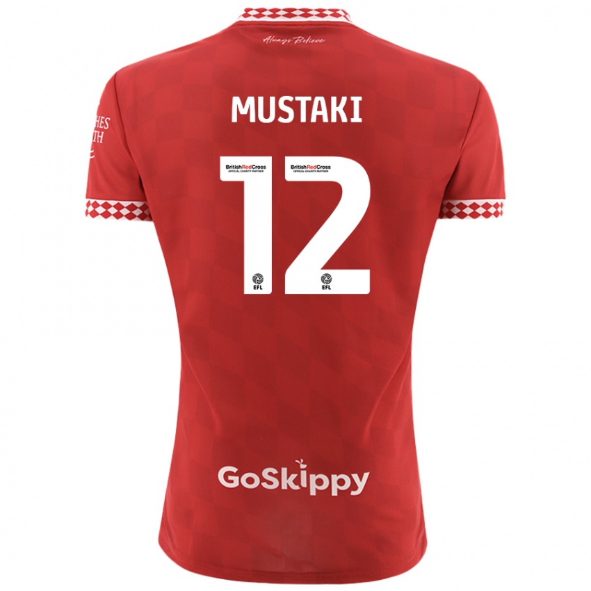 Niño Camiseta Chloe Mustaki #12 Rojo 1ª Equipación 2024/25 La Camisa México