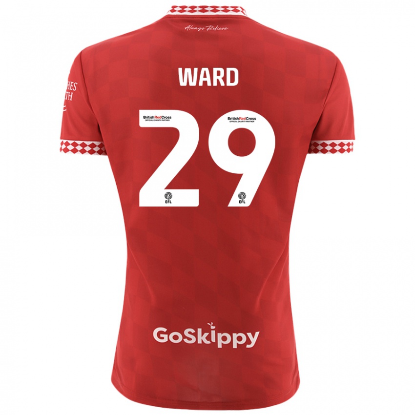 Niño Camiseta Mari Ward #29 Rojo 1ª Equipación 2024/25 La Camisa México