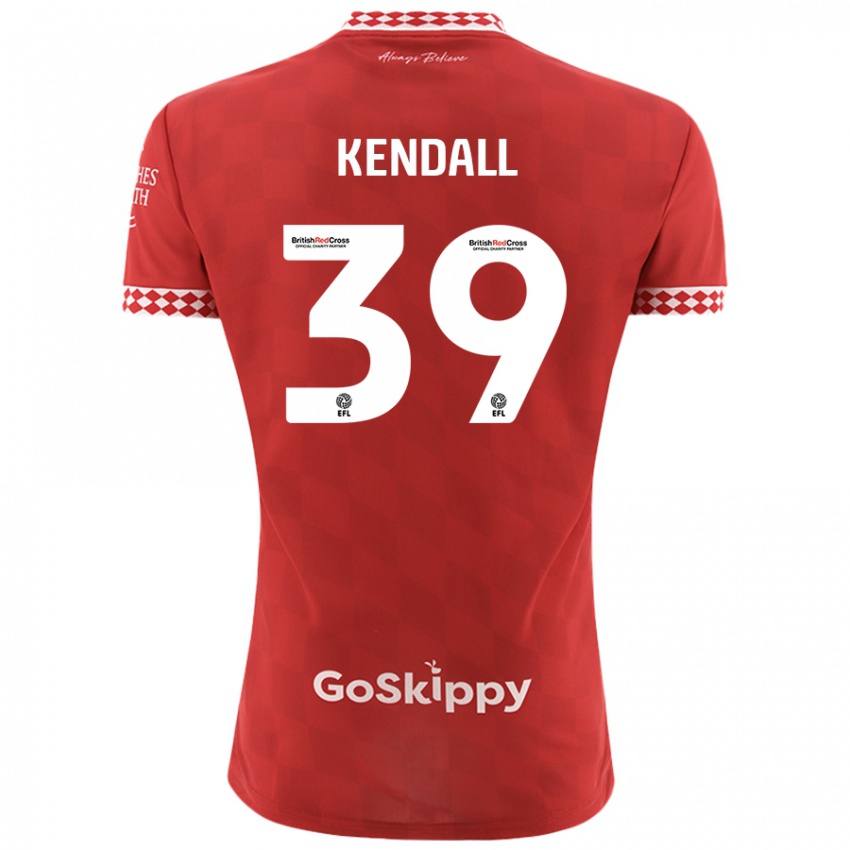 Niño Camiseta Maya Kendall #39 Rojo 1ª Equipación 2024/25 La Camisa México