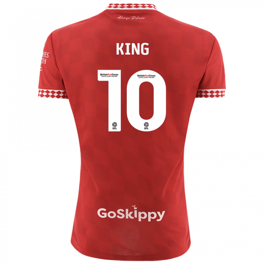 Niño Camiseta Andy King #10 Rojo 1ª Equipación 2024/25 La Camisa México