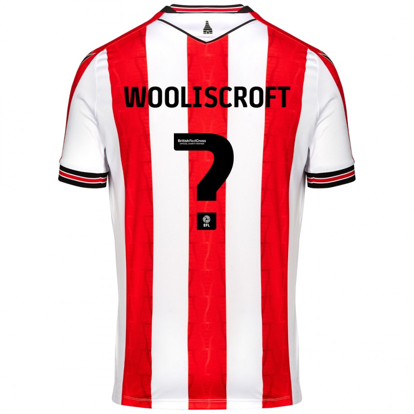 Niño Camiseta Morgan Wooliscroft #0 Rojo Blanco 1ª Equipación 2024/25 La Camisa México