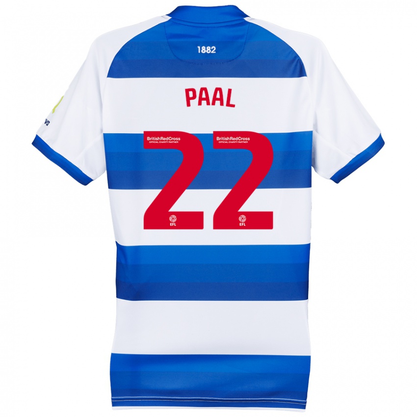 Niño Camiseta Kenneth Paal #22 Blanco Azul 1ª Equipación 2024/25 La Camisa México