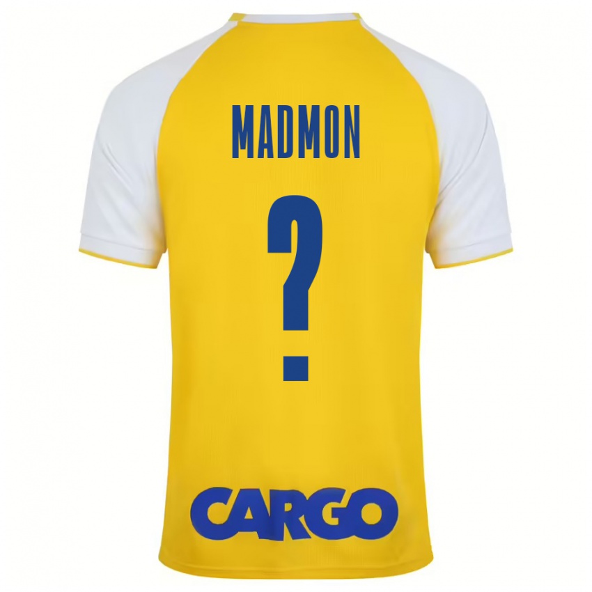 Niño Camiseta Elad Madmon #0 Amarillo Blanco 1ª Equipación 2024/25 La Camisa México