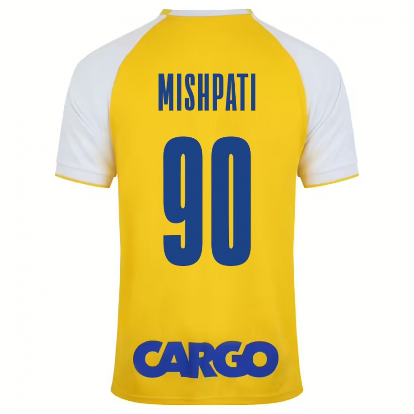 Niño Camiseta Roi Mishpati #90 Amarillo Blanco 1ª Equipación 2024/25 La Camisa México