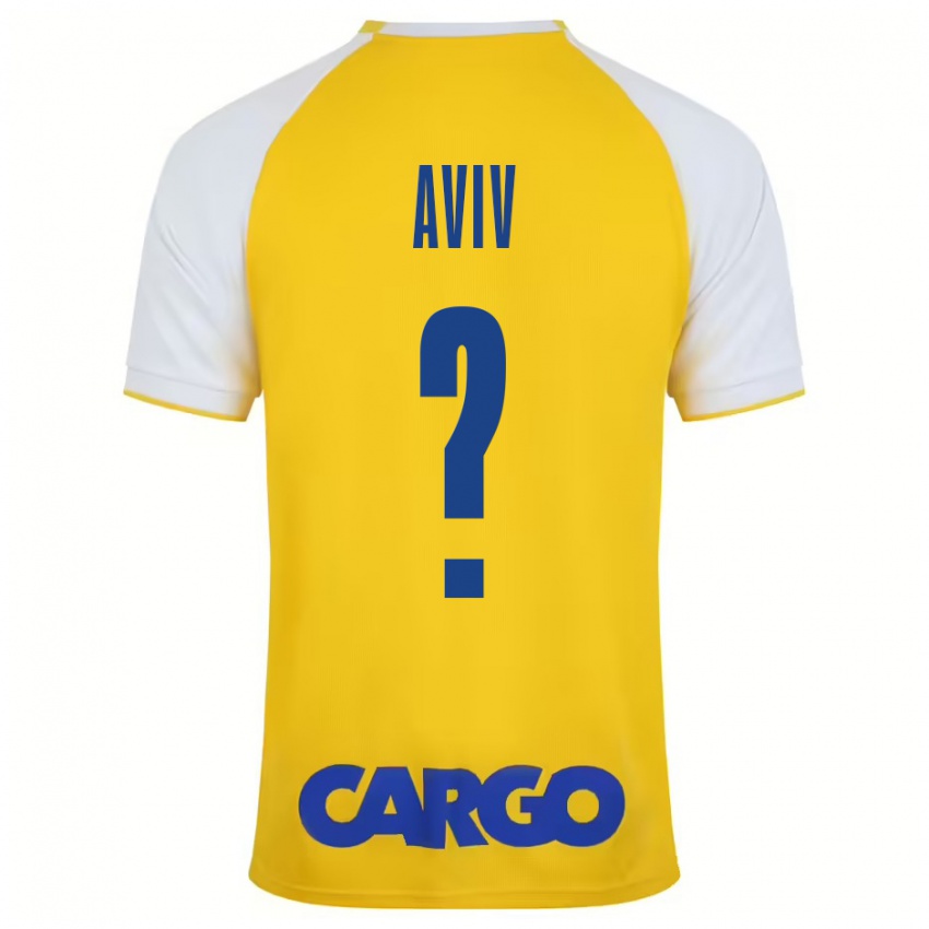 Niño Camiseta Yoyo Aviv #0 Amarillo Blanco 1ª Equipación 2024/25 La Camisa México