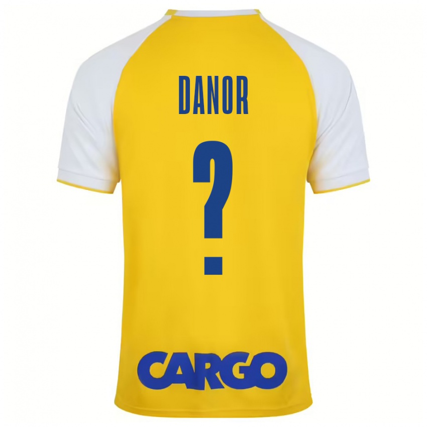 Niño Camiseta Yaheli Danor #0 Amarillo Blanco 1ª Equipación 2024/25 La Camisa México