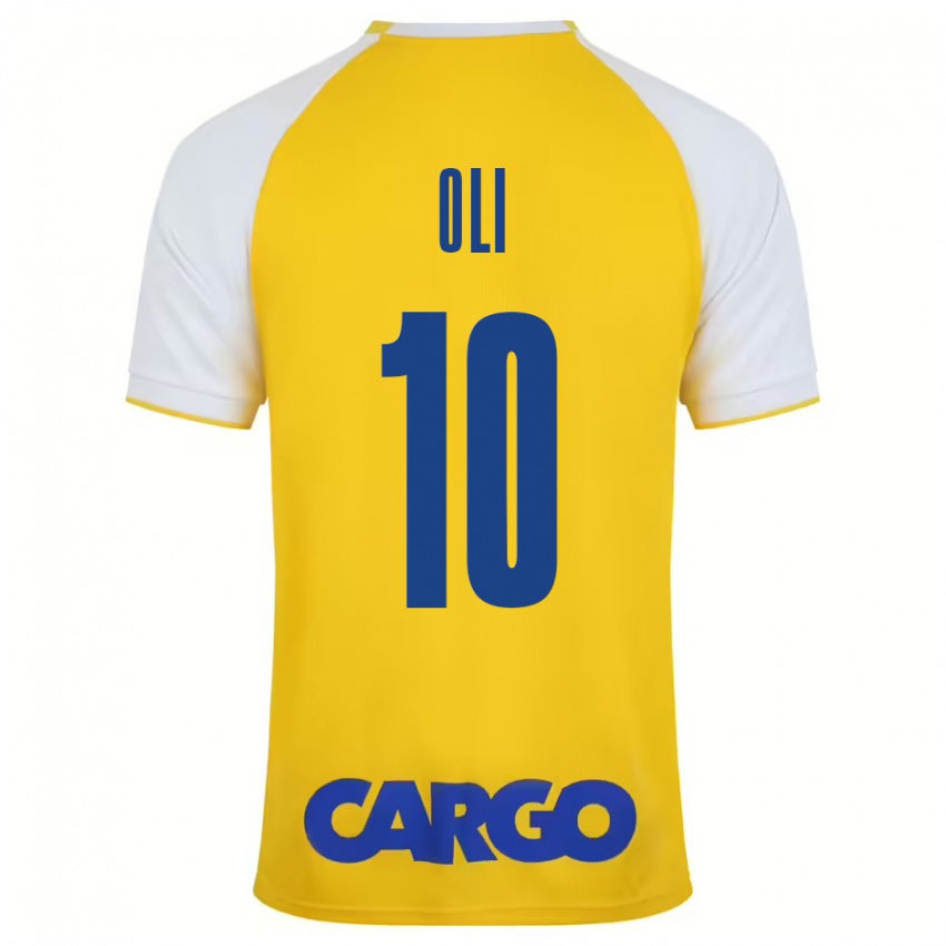 Niño Camiseta Ido Oli #10 Amarillo Blanco 1ª Equipación 2024/25 La Camisa México