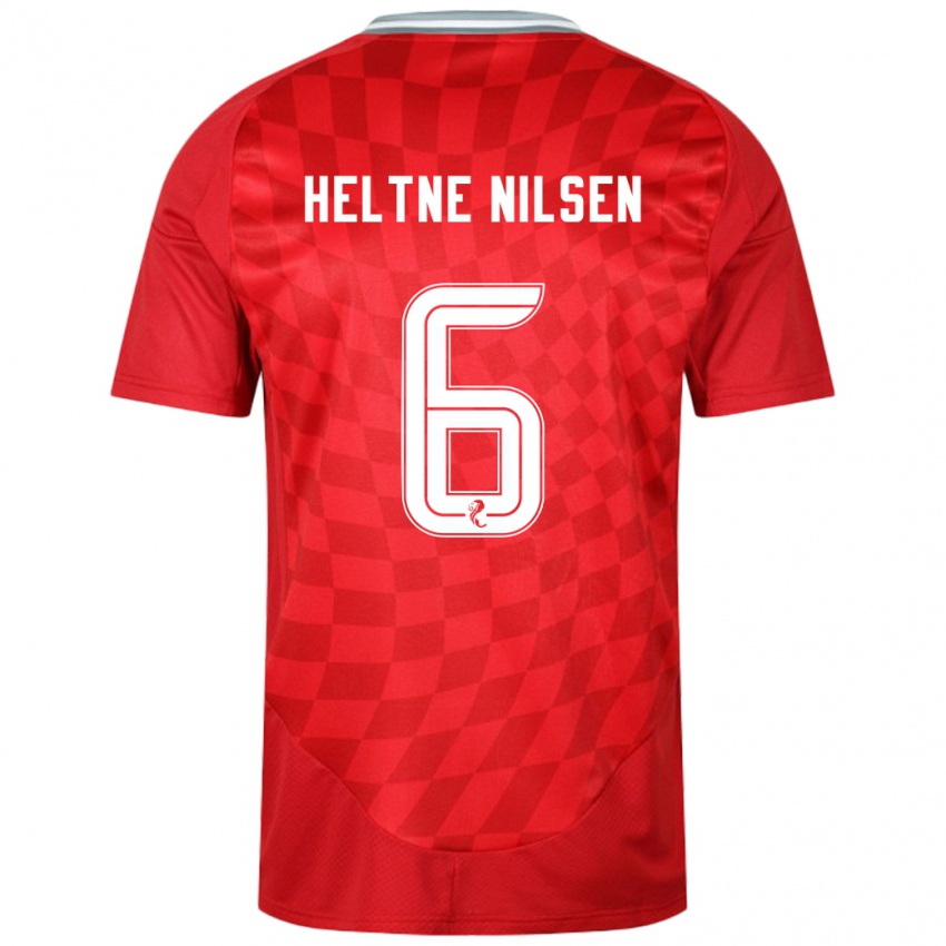 Niño Camiseta Sivert Heltne Nilsen #6 Rojo 1ª Equipación 2024/25 La Camisa México