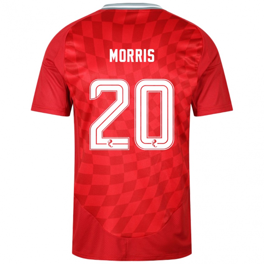 Niño Camiseta Shayden Morris #20 Rojo 1ª Equipación 2024/25 La Camisa México