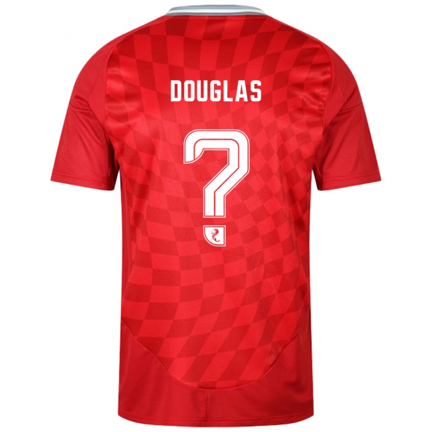 Niño Camiseta Connor Douglas #0 Rojo 1ª Equipación 2024/25 La Camisa México