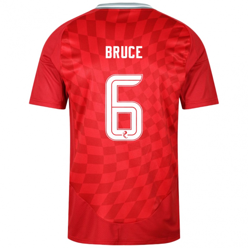 Niño Camiseta Natasha Bruce #6 Rojo 1ª Equipación 2024/25 La Camisa México