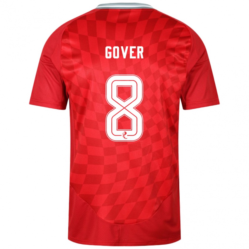 Niño Camiseta Chloe Gover #8 Rojo 1ª Equipación 2024/25 La Camisa México