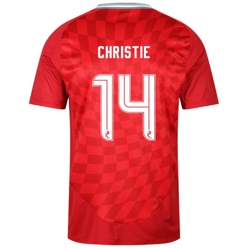 Niño Camiseta Mya Christie #14 Rojo 1ª Equipación 2024/25 La Camisa México