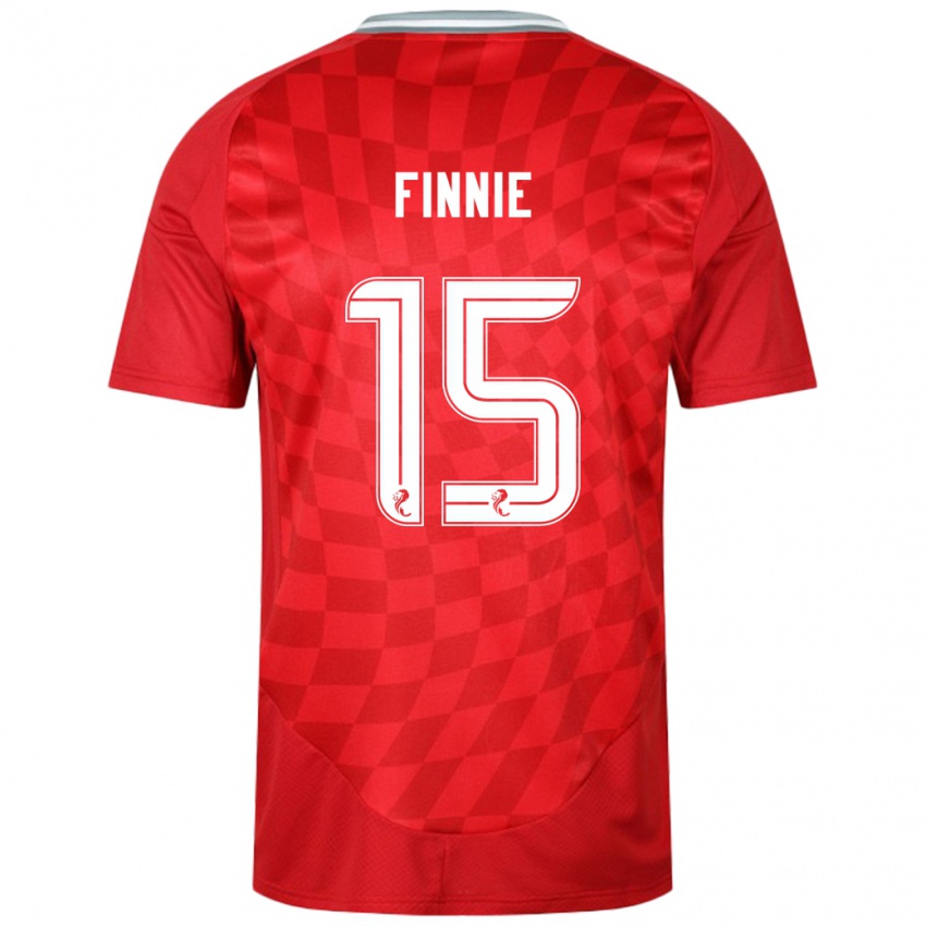 Niño Camiseta Maddison Finnie #15 Rojo 1ª Equipación 2024/25 La Camisa México