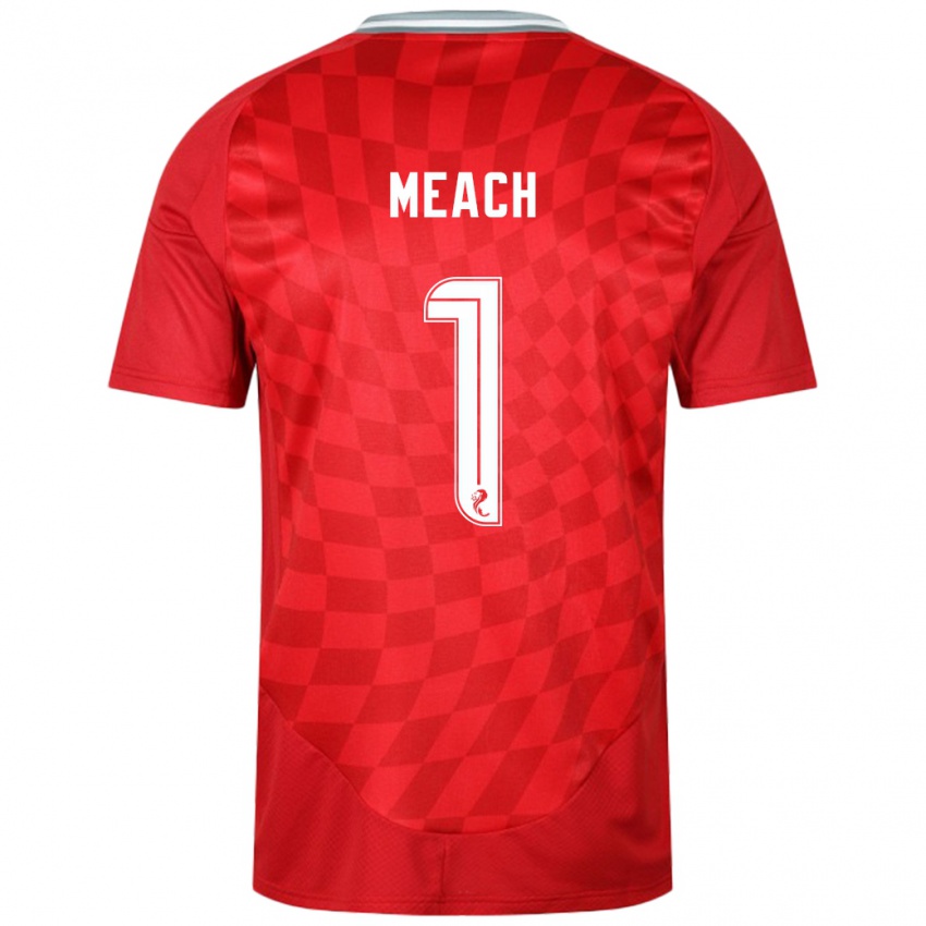 Niño Camiseta Aaliyah-Jay Meach #1 Rojo 1ª Equipación 2024/25 La Camisa México