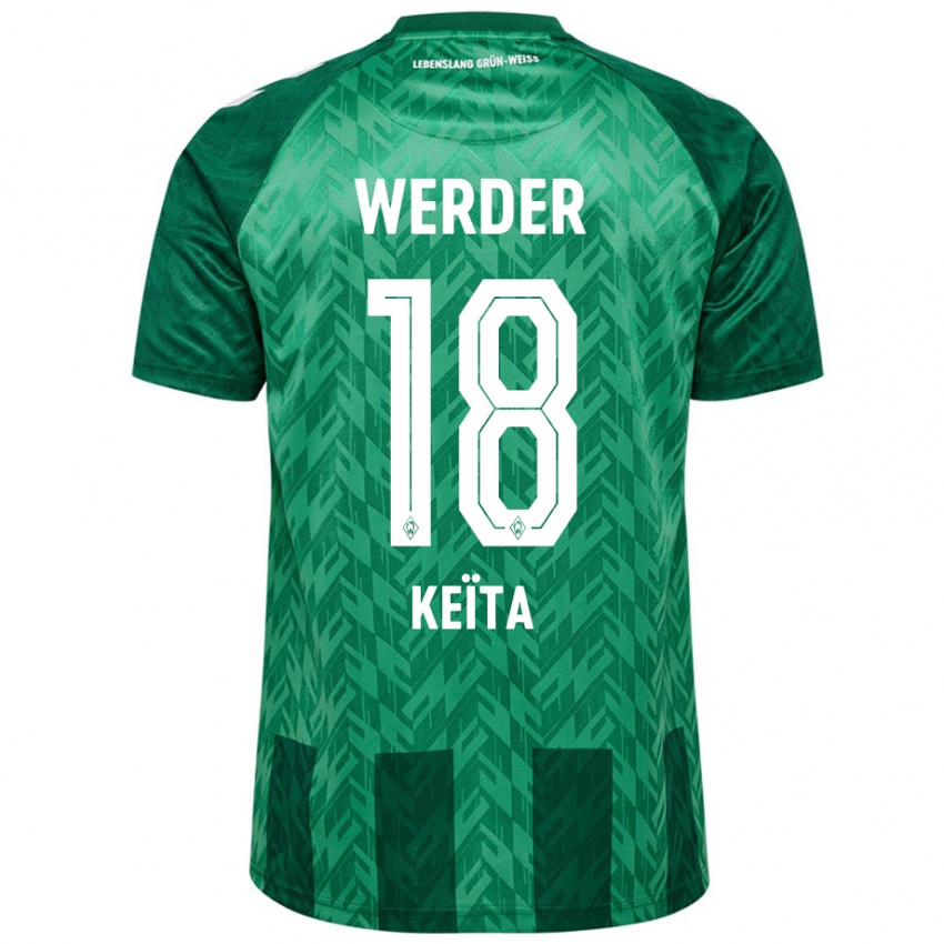 Niño Camiseta Naby Keïta #18 Verde 1ª Equipación 2024/25 La Camisa México