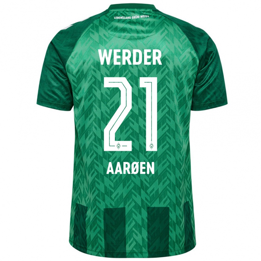 Niño Camiseta Isak Hansen-Aaröen #21 Verde 1ª Equipación 2024/25 La Camisa México