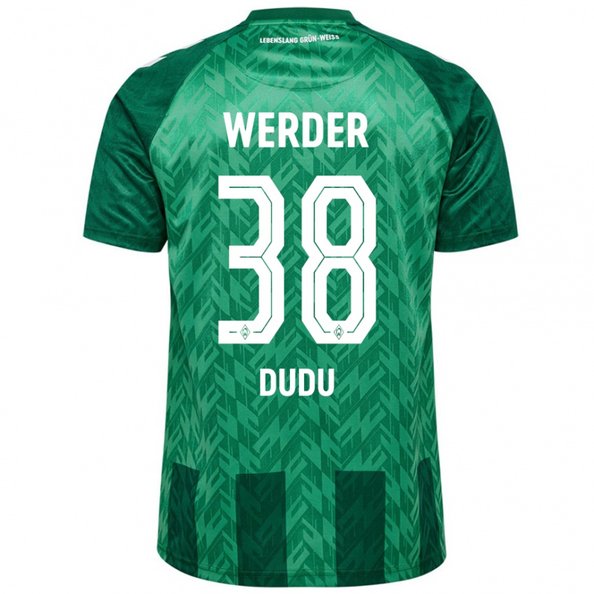 Niño Camiseta Dudu #38 Verde 1ª Equipación 2024/25 La Camisa México