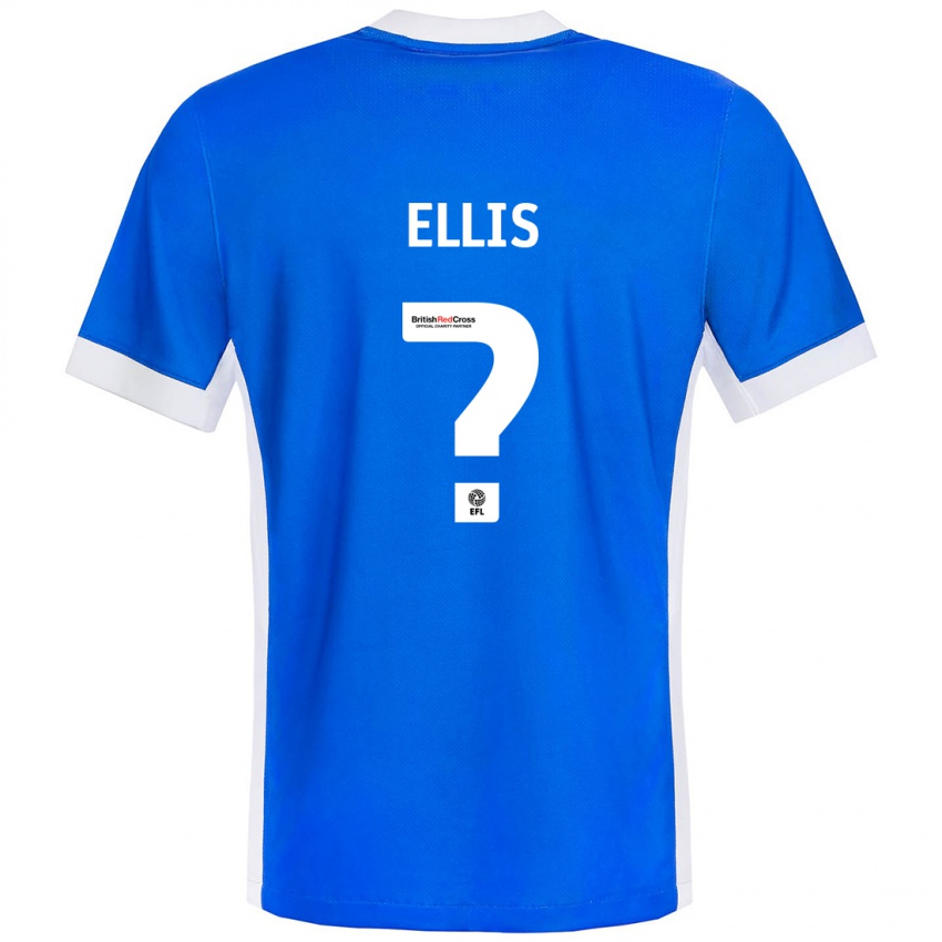 Niño Camiseta O'shea Ellis #0 Azul Blanco 1ª Equipación 2024/25 La Camisa México