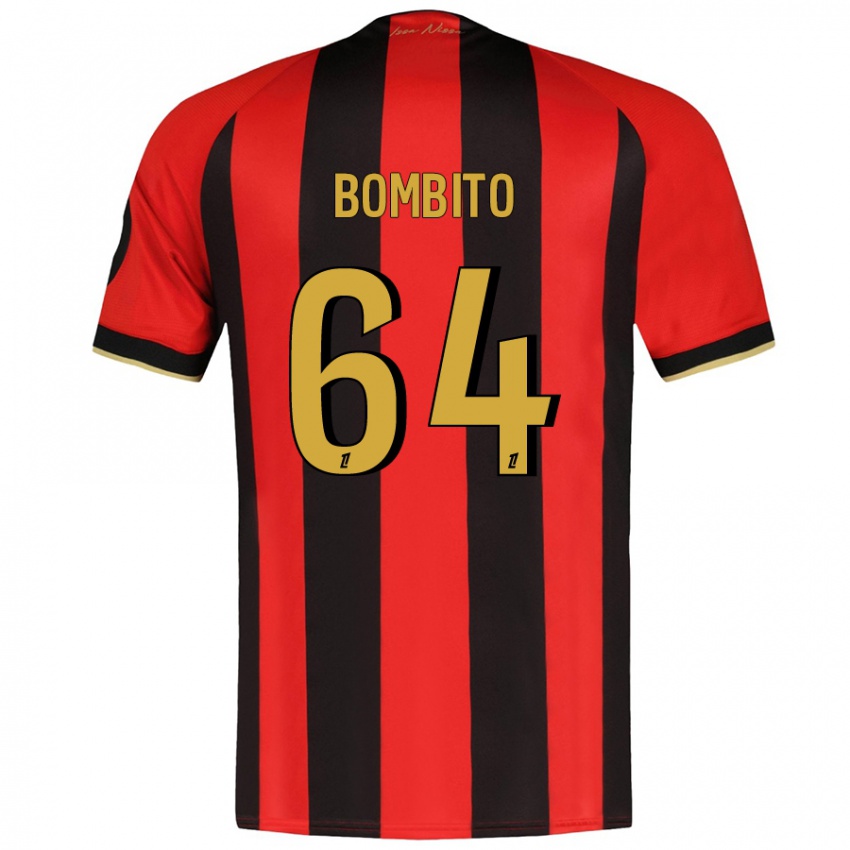 Niño Camiseta Moïse Bombito #64 Rojo Negro 1ª Equipación 2024/25 La Camisa México