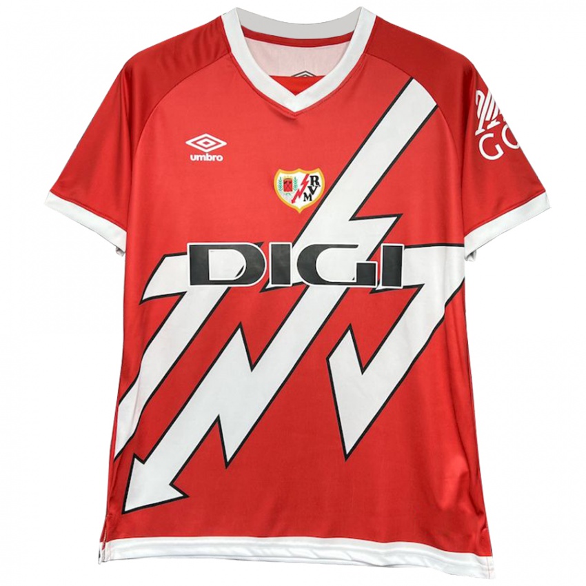 Niño Camiseta Pelayo Fernandez #27 Blanco Rojo 1ª Equipación 2024/25 La Camisa México