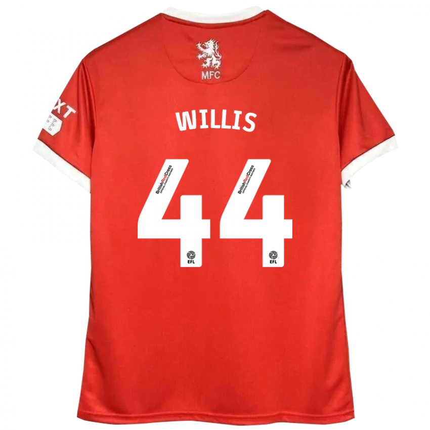 Niño Camiseta Pharrell Willis #44 Rojo Blanco 1ª Equipación 2024/25 La Camisa México