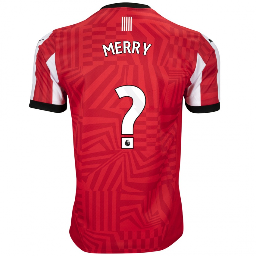 Niño Camiseta Will Merry #0 Rojo Blanco 1ª Equipación 2024/25 La Camisa México