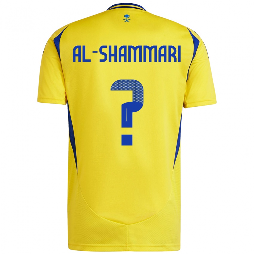 Niño Camiseta Mansour Al-Shammari #0 Amarillo Azul 1ª Equipación 2024/25 La Camisa México