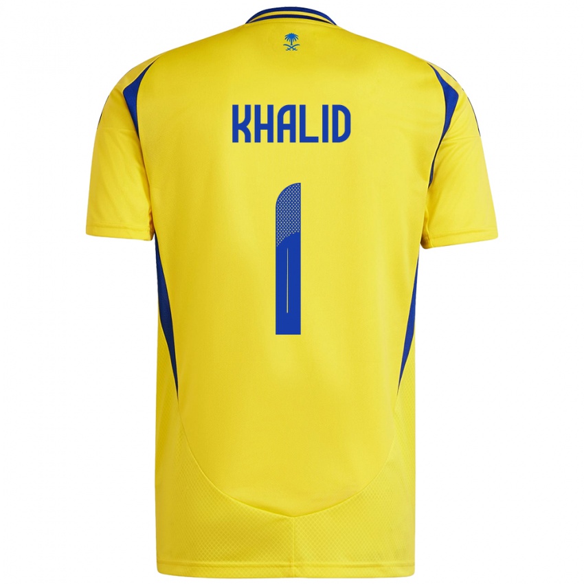 Niño Camiseta Sara Khalid #1 Amarillo Azul 1ª Equipación 2024/25 La Camisa México