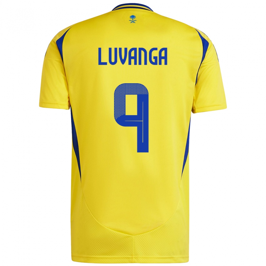 Niño Camiseta Clara Luvanga #9 Amarillo Azul 1ª Equipación 2024/25 La Camisa México