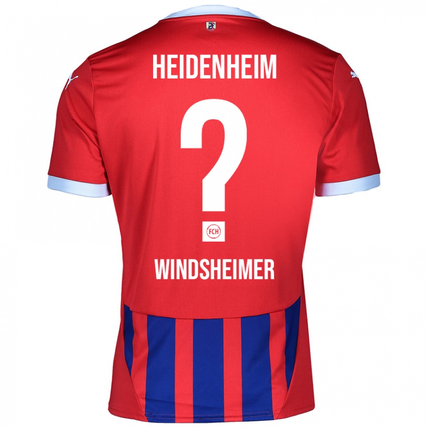 Niño Camiseta Tim Windsheimer #0 Rojo Azul 1ª Equipación 2024/25 La Camisa México