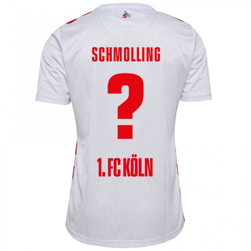 Niño Camiseta Viktor Schmolling #0 Blanco Rojo 1ª Equipación 2024/25 La Camisa México