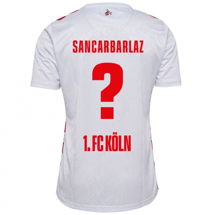 Niño Camiseta Keyhan Sancarbarlaz #0 Blanco Rojo 1ª Equipación 2024/25 La Camisa México