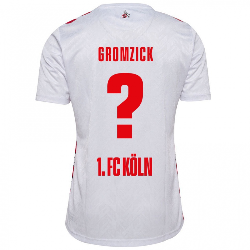 Niño Camiseta Finn Gromzick #0 Blanco Rojo 1ª Equipación 2024/25 La Camisa México