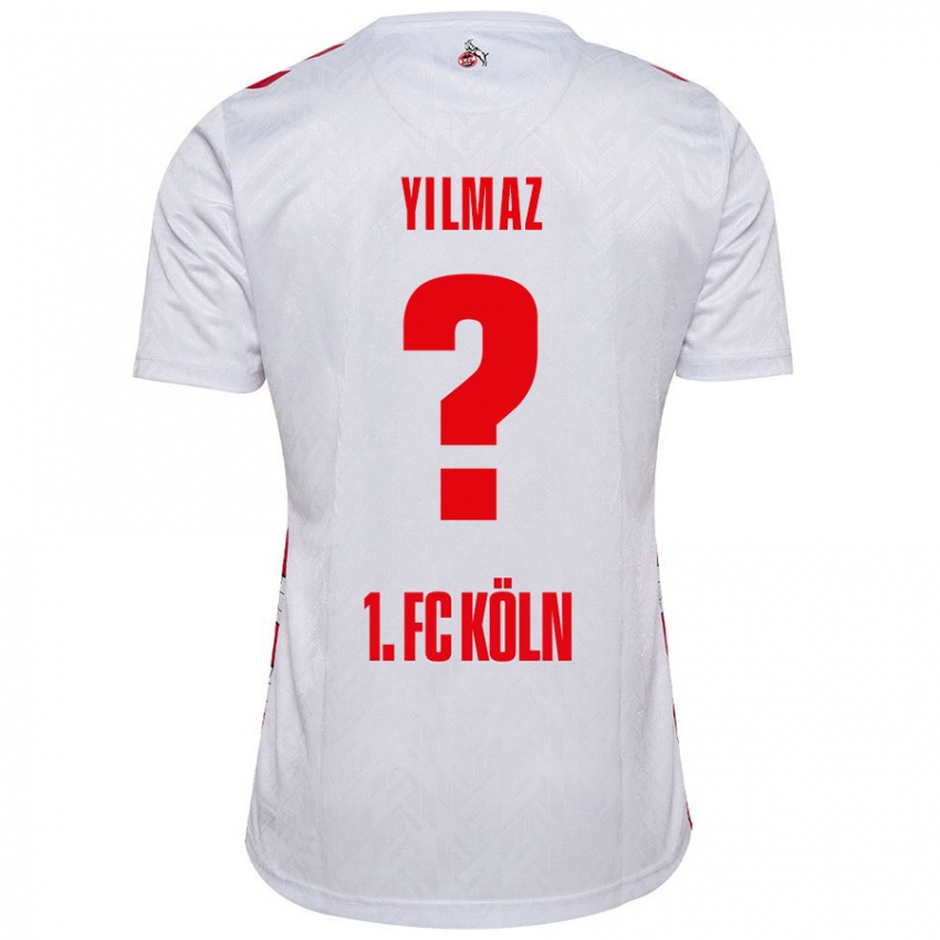 Niño Camiseta Abdul-Malik Yilmaz #0 Blanco Rojo 1ª Equipación 2024/25 La Camisa México