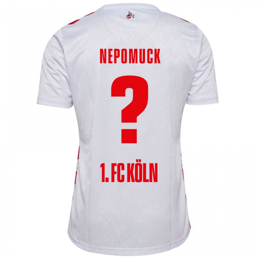 Niño Camiseta Simon Nepomuck #0 Blanco Rojo 1ª Equipación 2024/25 La Camisa México