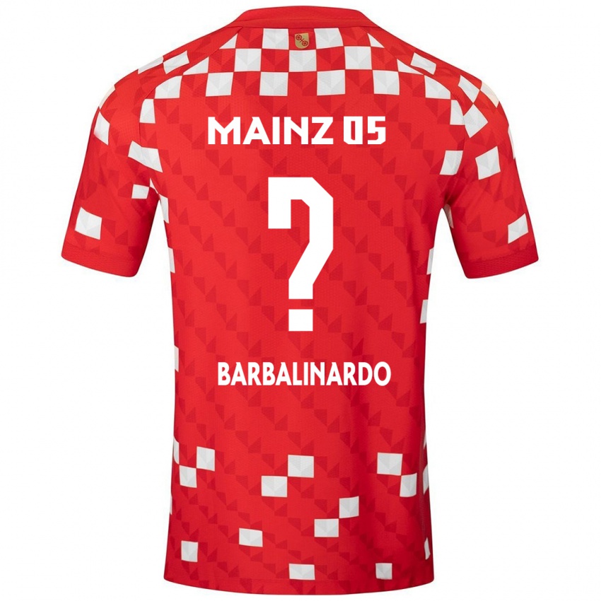 Niño Camiseta Jordan Barbalinardo #0 Blanco Rojo 1ª Equipación 2024/25 La Camisa México