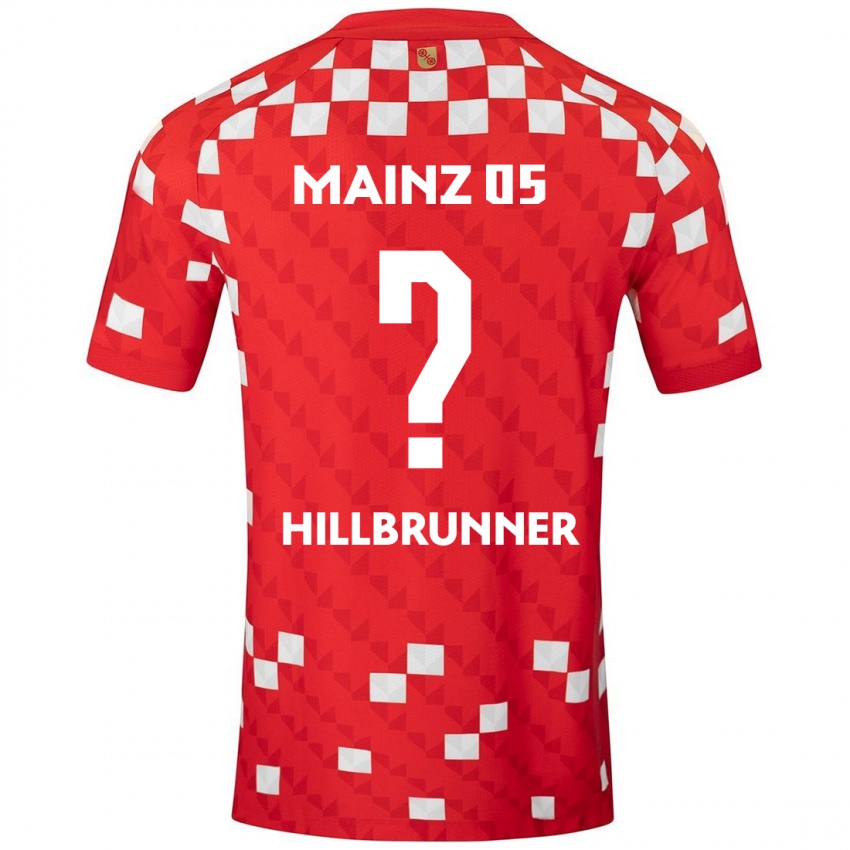 Niño Camiseta Fynn Hillbrunner #0 Blanco Rojo 1ª Equipación 2024/25 La Camisa México