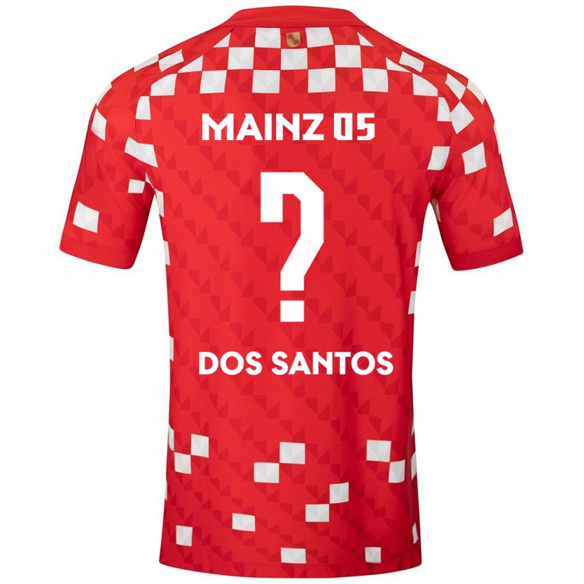 Niño Camiseta Alexandre Tavares Dos Santos #0 Blanco Rojo 1ª Equipación 2024/25 La Camisa México