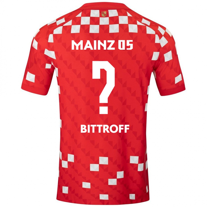 Niño Camiseta Maurice Bittroff #0 Blanco Rojo 1ª Equipación 2024/25 La Camisa México