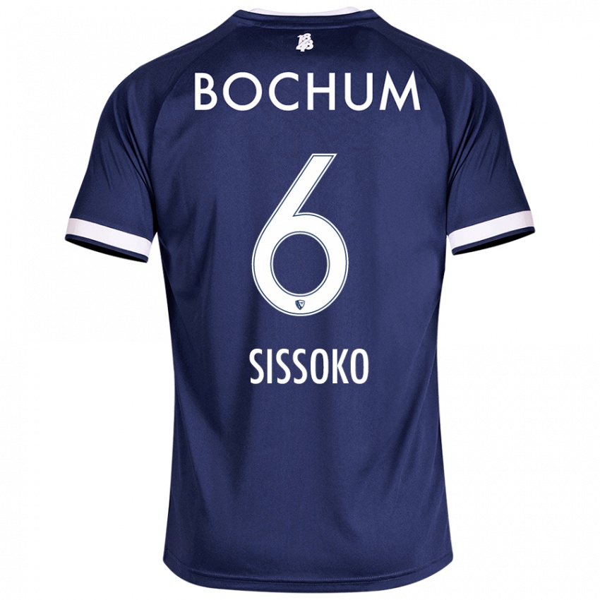 Niño Camiseta Ibrahima Sissoko #6 Azul Oscuro 1ª Equipación 2024/25 La Camisa México